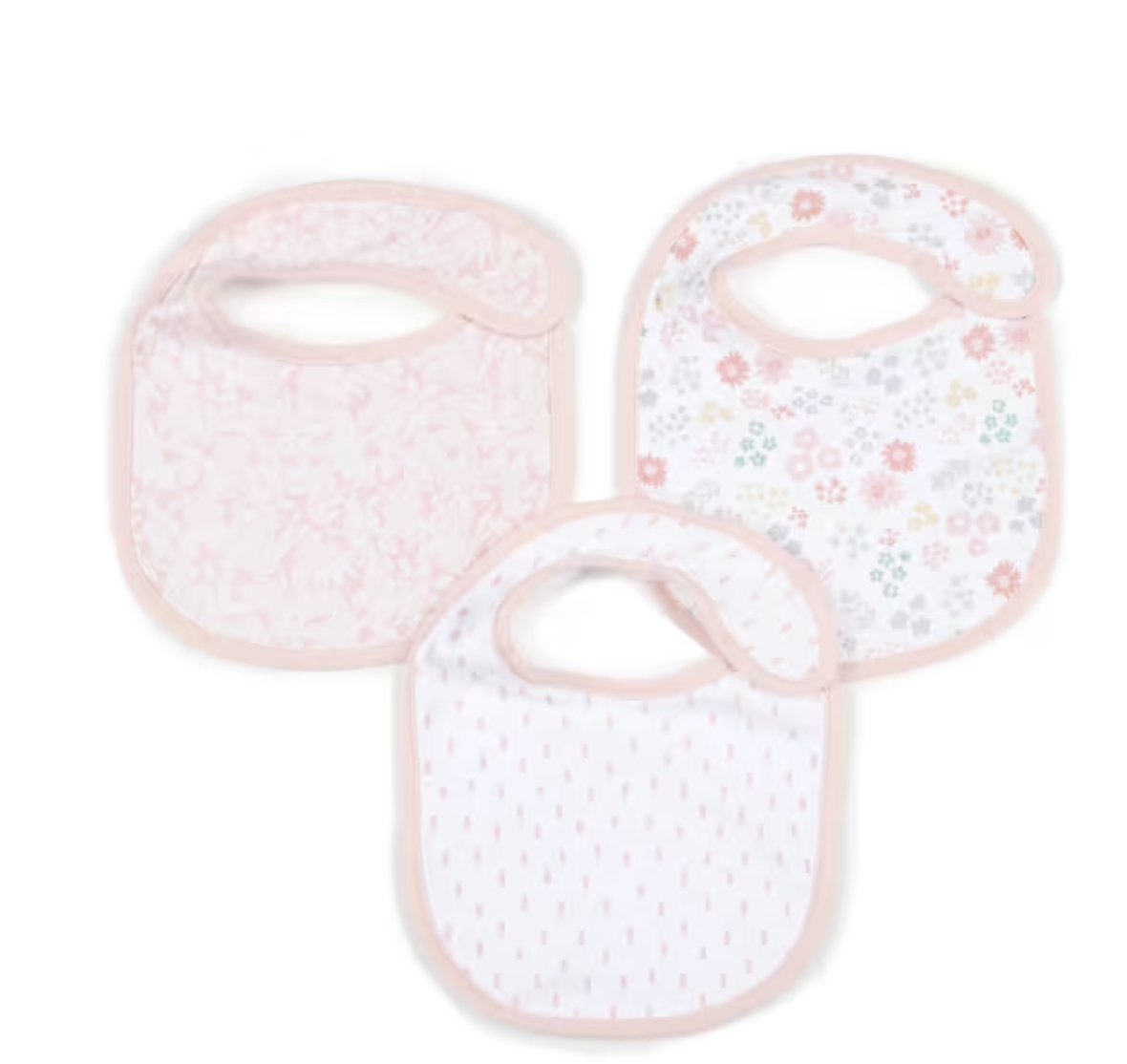 3 Pack Organic Cotton Bibs - Flowers - Target